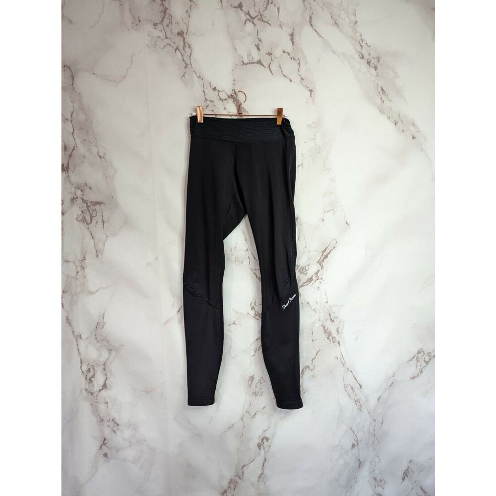 Pearl Izumi Leggings Womens Medium Black Cycling Zip Up Zipper Skinny Active